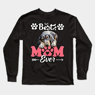 Best Mom Bluetick Coonhound Dog Ever Women Love Mother Long Sleeve T-Shirt